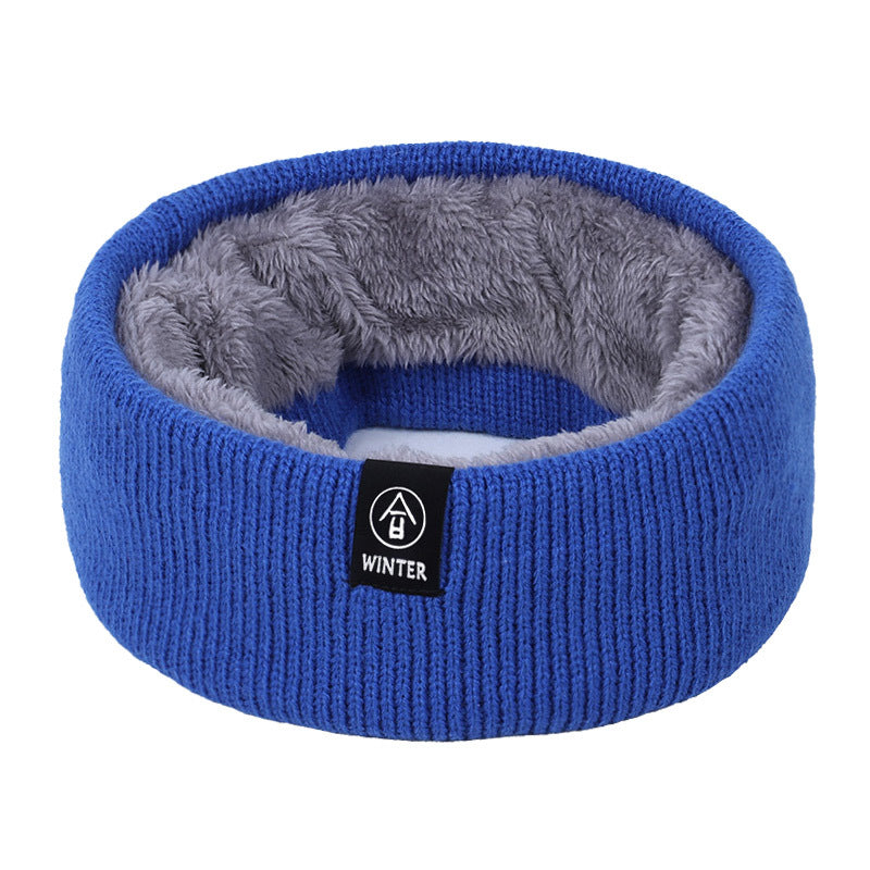 Wholesale Acrylic Solid Color Pullover Warm Knitted Scarf